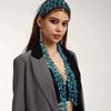 Foulard de Danse du Ventre Creux Forme Fleur Chaîne de Taille Mode Accessoire de Cheveux Scintillant Fille