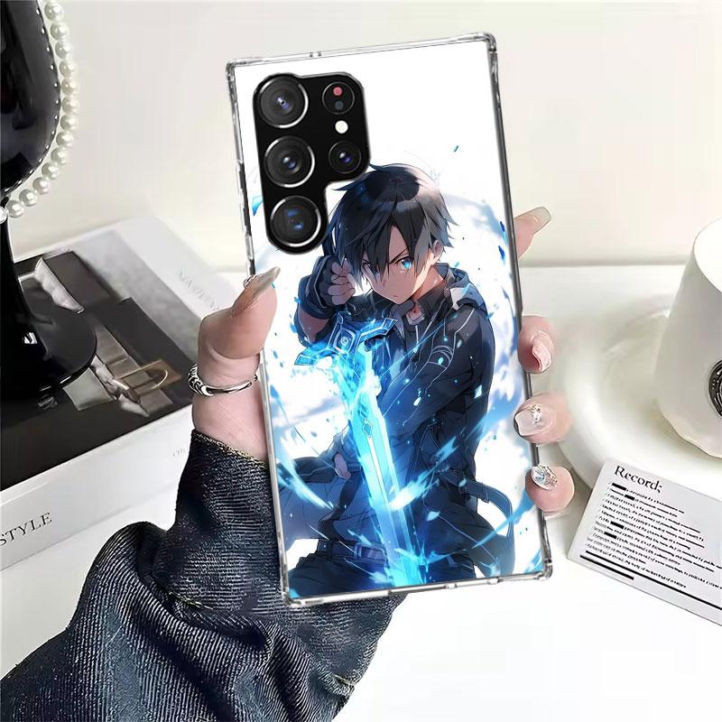 Sword Art Online Kirito Soft Phone Case For Samsung Galaxy S22 S23 S24 S25 Edge S26 Ultra S20 FE S21 Plus + Fundas Coque Galaxy