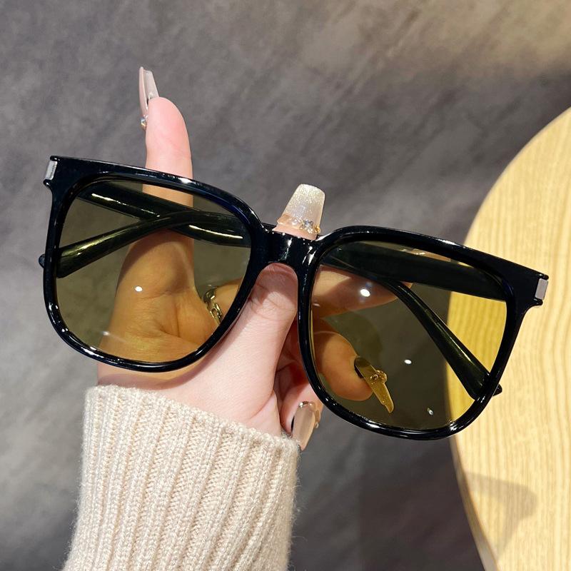 Glasses Large Frame Sunglasses Women'S Tide Big Face Small Sunglasses Driving Glasses