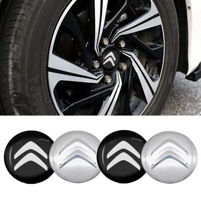 Autocollant Cache-moyeu de Roue de Voiture 65mm pour Citroen C1 C4 C3 C5 C8 DS3 DS5 DS4 Berlingo Picasso Xsara Accessoires Extérieurs Auto