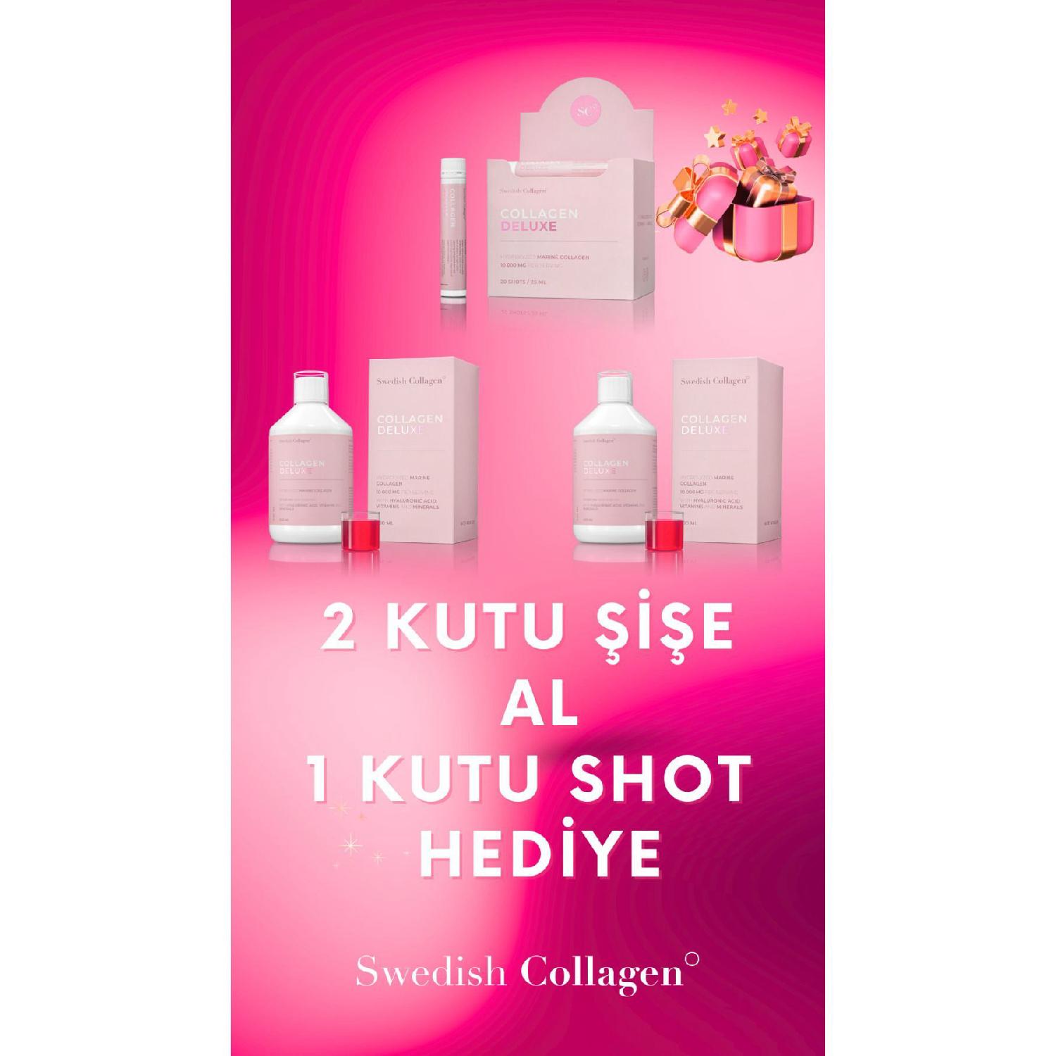 

Collagen Deluxe 500 Ml X 2 Boxes, 20 Shots