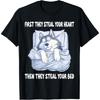 Alaskan Malamute Sleeping Pajamas Nightgown T-Shirt