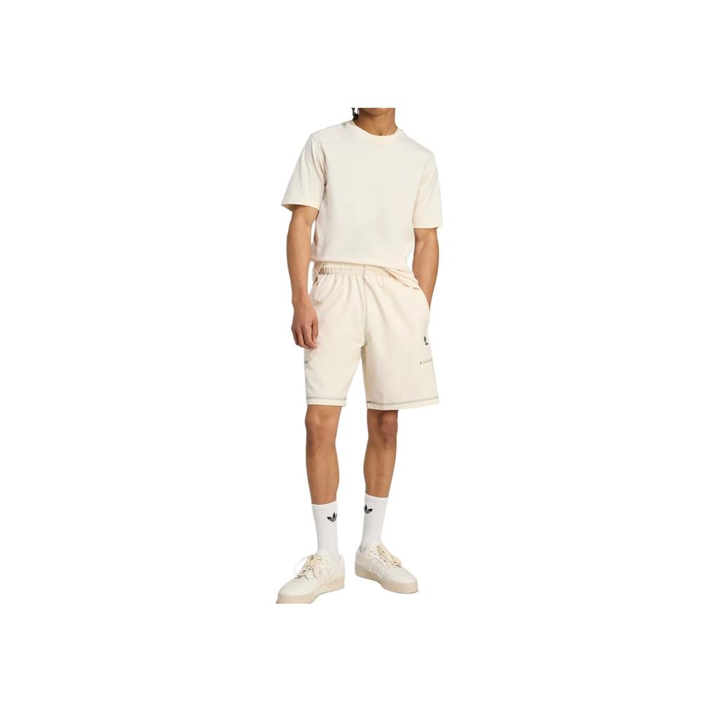adidas Originals Mid-Rise Loose Fit Casual Shorts Men Shorts Magic-White KA8541