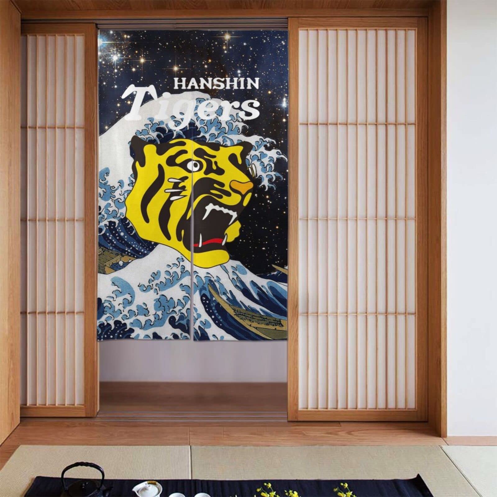 

Хансин Тайгерс Норэн Все Легкий Вход Конфиденциальность Гостиная Разделитель Комнаты Дверная Занавеска Занавеска, Сезоны, Установка, Ширма, Спальня, Ванная, чёрный