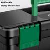 Durable Plastic Tool Box Multi Function Storage Case for Carpentry Electrical Repairs Furniture Assembly Work