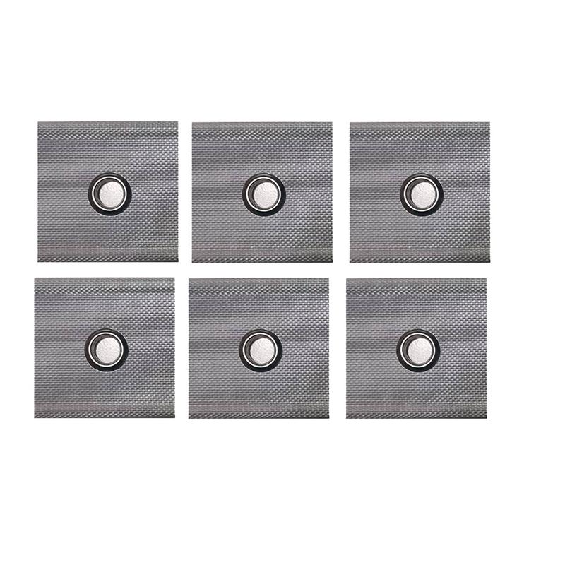 

6Pcs Metal RV Awning Hooks Camping Outdoor Light Hanger Utility Hooks For Camper Awning Accessories сірий білий колір