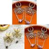 Geometric Alloy Crystal Gothic Earrings For Fashion Ol Style Summer