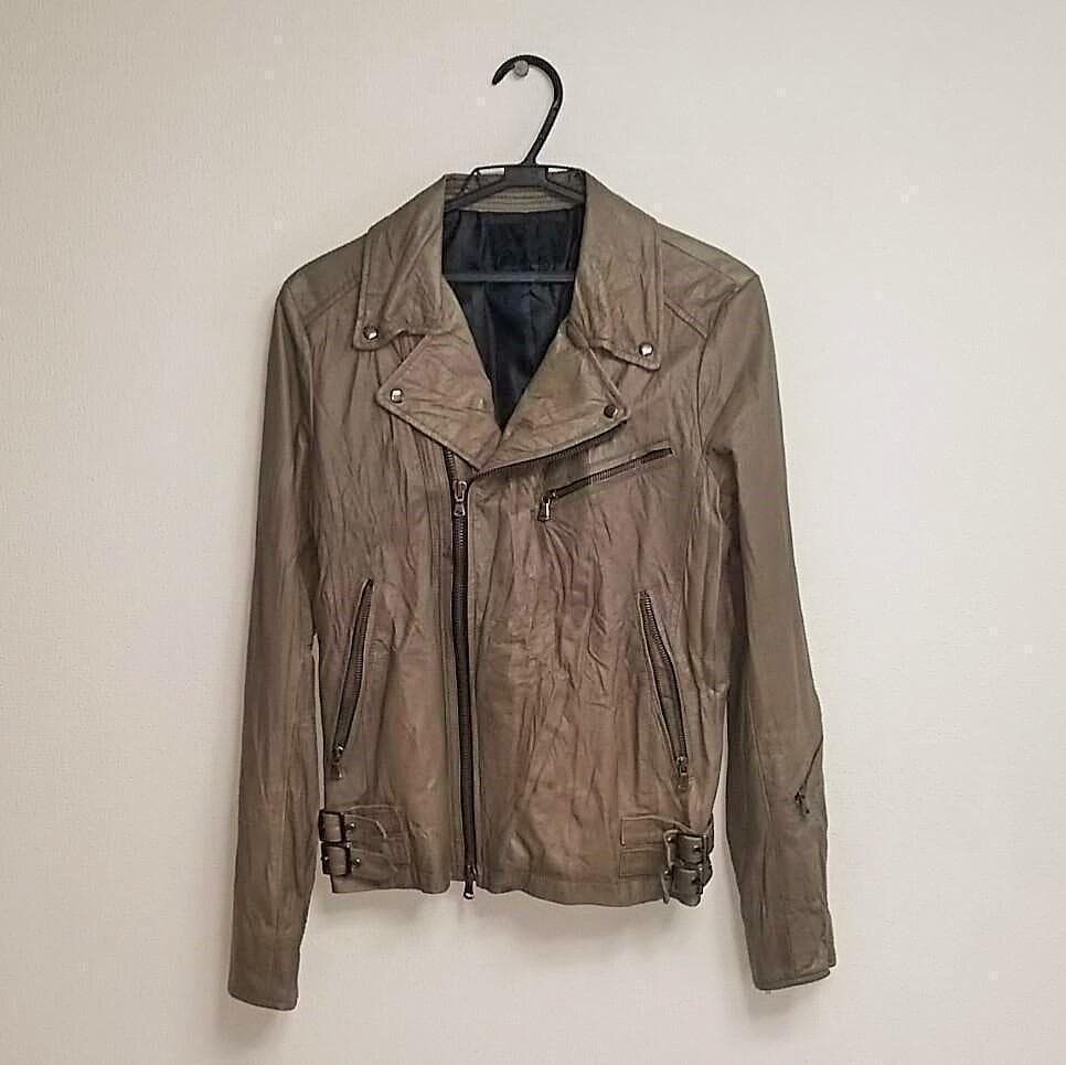 

[USED] y2k, achieve, big brother style, grunge love maison/double rider jacket