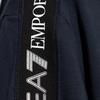 Emporio Armani Ea7 Fw24 Letter Logo Woven Strap Hooded Zip Long Sleeve Sweatshirt Men Sweatshirt Navy-Blue 6DPM12-PJOGZ-1562