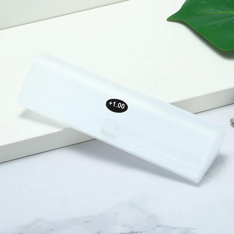 New Style Semi Transparent Myopia Presbyopic Glasses Box Frosted Plastic Glasses Cases Eyeglasses Organizer Reading Glasses Bag