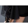 DIMANAF 2025 Spring Plus Size Women Sleeveless Buttons Vest Flower Style Solid Coat Casual Loose Black Tops