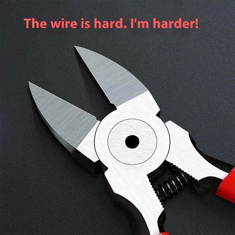 Piercing Angled Edges Cutters Professional Crafting Tool Electrician Pliers For Clean Precise Wire Cutting