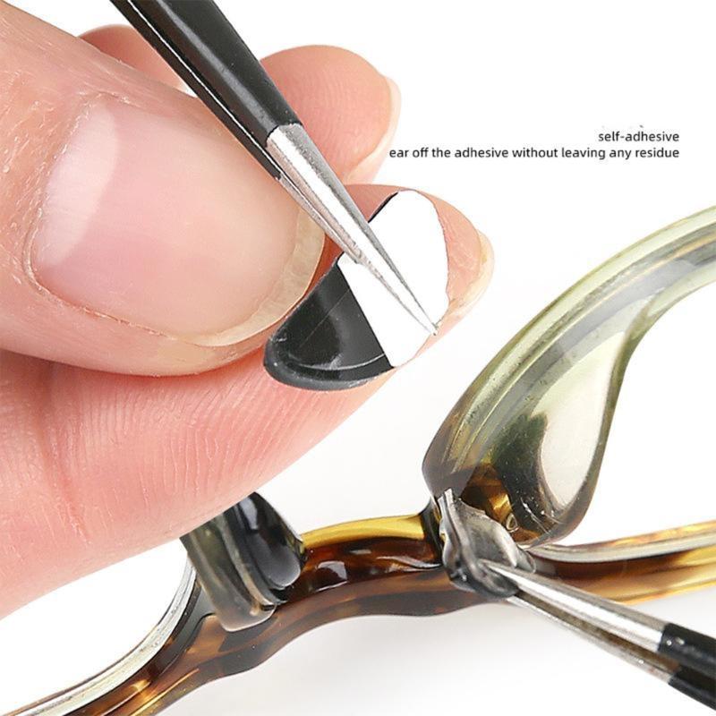 20pairs Adhesive Silicone Nose Pads with Air Cushion for Eyeglasses Nonslip Feature Universal Compatibility Comfort