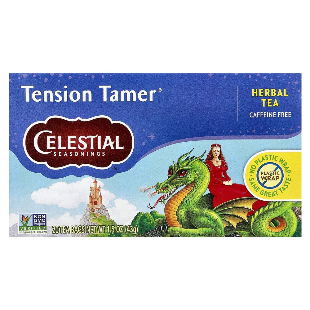 Celestial Seasonings Tension Tamer® Caffeine-Free Herbal Tea, 20 Tea Bags, 43g (1.5 oz)