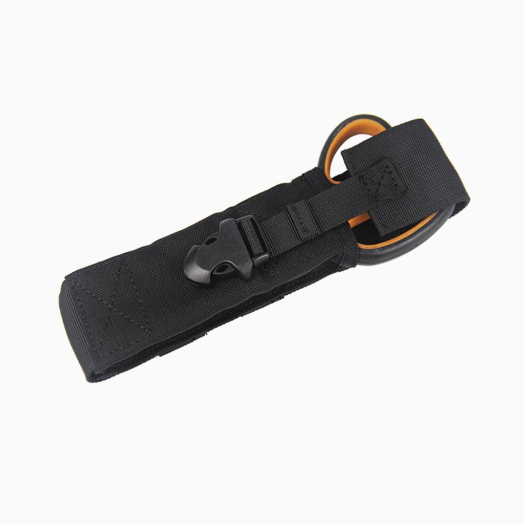 Custodia porta torcia in nylon, borsa da trasporto, supporto per torcia LED per viaggi, caccia
