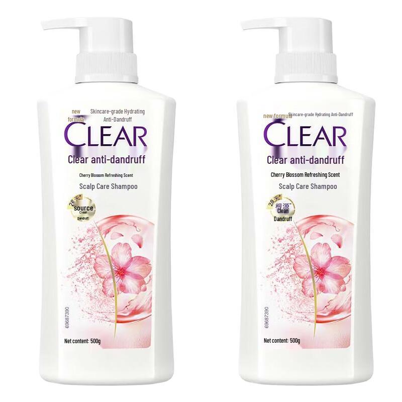 Clear Sakura Blossom Dew Anti-Dandruff Shampoo Twin Pack