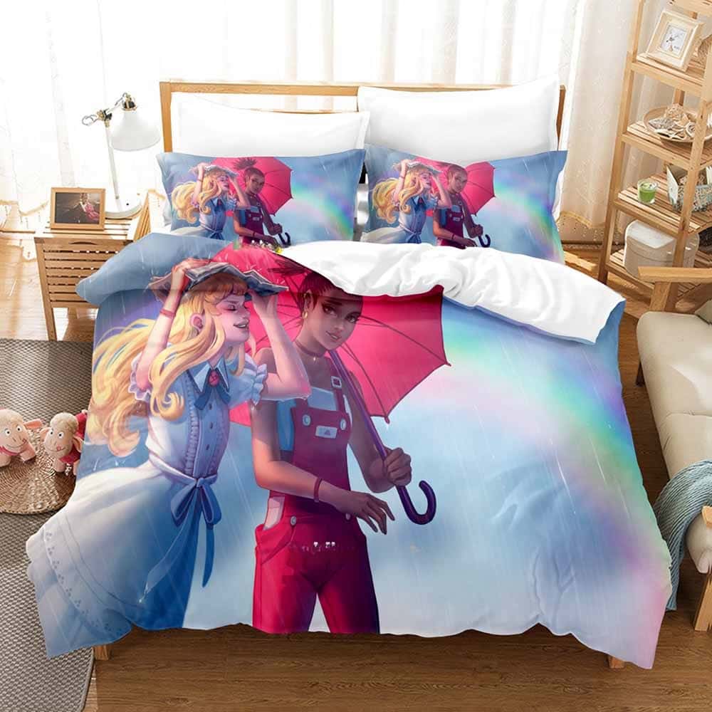 Fashion 3D Print Anime Carole & Tuesday Bedding Set Single Twin Full Queen King Size Bed Set Adult Kid Bedroom Duvet Cover Sets