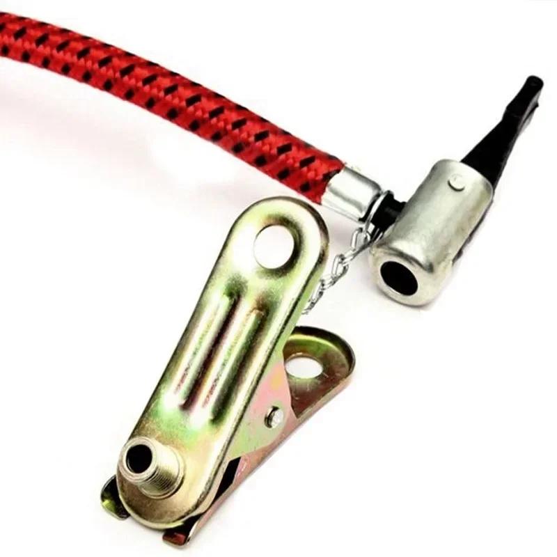 60cm Bicycle Bike Tyre Tire Hand Air Pump Inflator Replacement Hose Tube Rubber Tool for Bicycle Cycling Maintenance Accessories