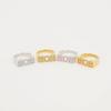 MOM Cross Ring: Zirconia Letter Design, Full Diamond Style - Perfect Jewelry Gift for Mother's Day and Women.