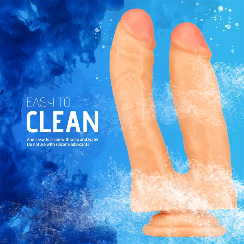 Double-headed Dildo Anal Plug Masturbation Device Female Backyard Alternative Toy Dildo Adult Products