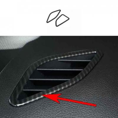 Carbon Fiber For BMW 2 Series Touring Side Outlet Vent Car Dashboard Cover Trim