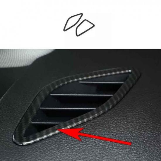Carbon Fiber For BMW 2 Series Touring Side Outlet Vent Car Dashboard Cover Trim