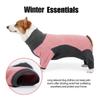 Fleece Dog Clothes Winter Warm Thicken Pet Jumpsuit for Small Large Dogs Windproof Soft Pullover Puppy Coat Outfit Adjustable