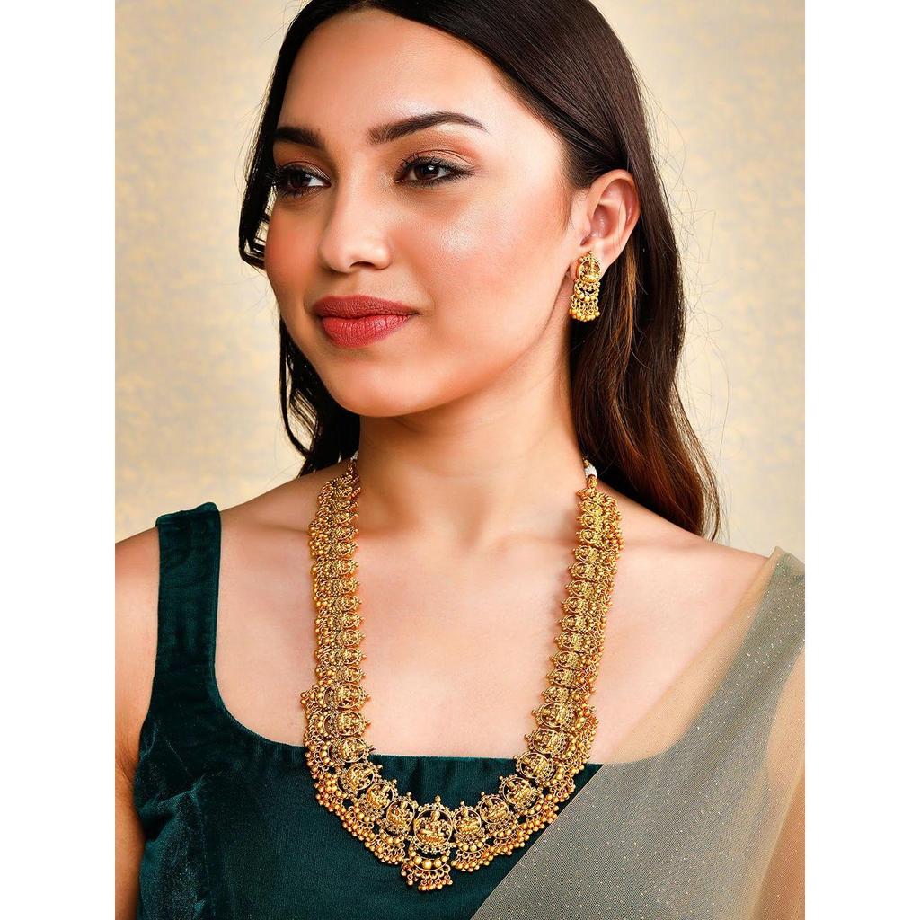 Halsketten-Set Tempel Traditionell Stilvoller Schmuck Geschenk für Damen & Mädchen