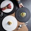 Circular Ceramic Flat Plate Western Style Steak Plate Dining Plates Pasta Dish Sashimi Plates Dessert Bowl Fruit Dish Salad Bowl