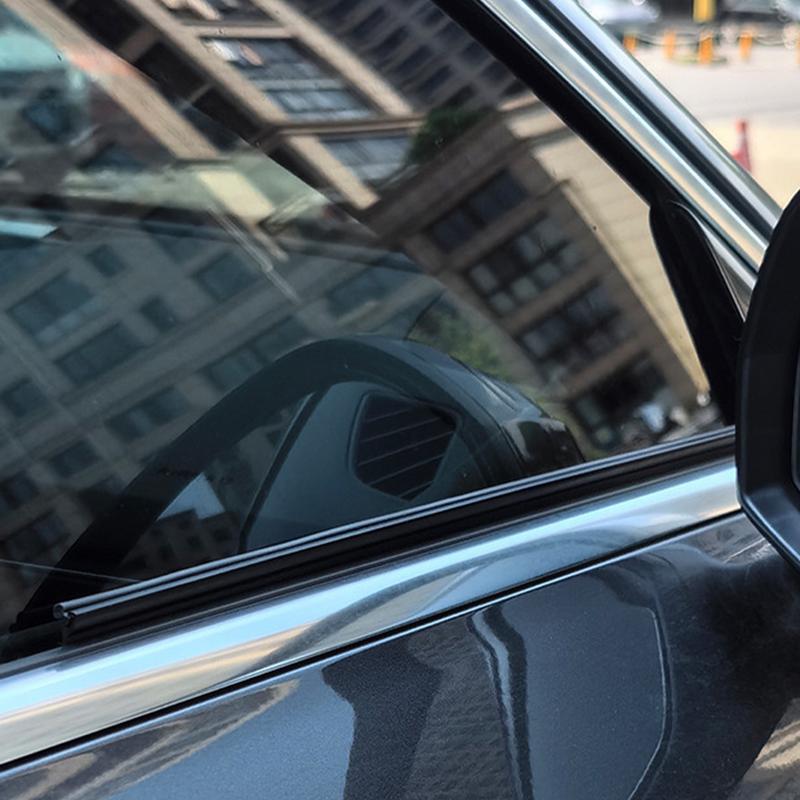 Side Mirrors Wiper Strip Rubber Weather Resistant Side Window Wiper Strip Multifunctional Easy Installation Tightly Fit Window