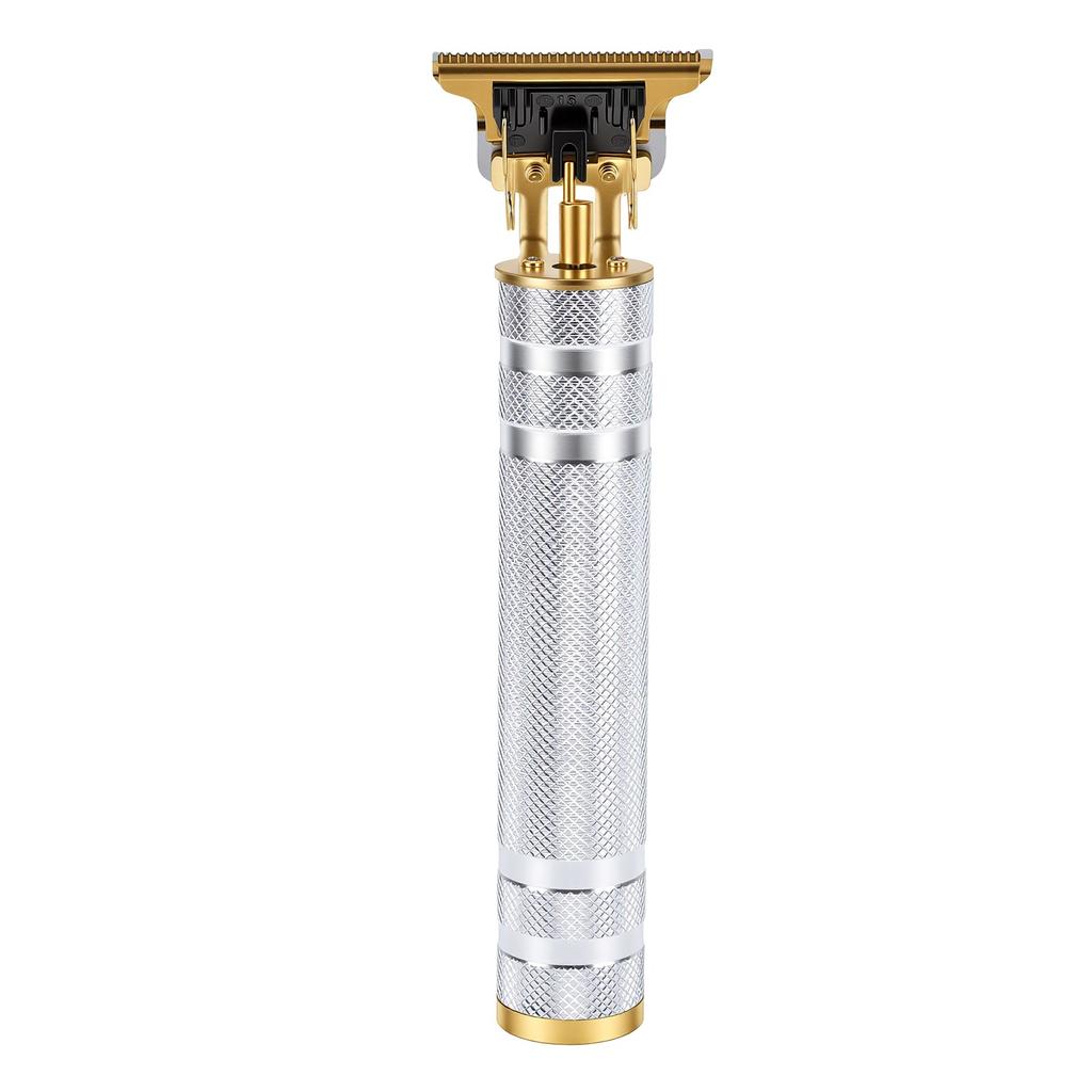 T Blade Hair Trimmer Portable Electric Shaver for Beard Mustache Sideburns Grooming Home Barber Use Silver