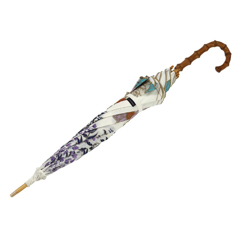 Parasol for Both Sunny and Rainy for Long Actress Organza UV Complete Heat Hideki Artist Lotus Gift [Chinoiserie Modern] Days, Women, Parasol,