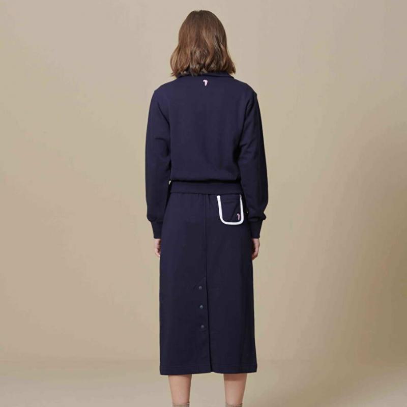Bbc Earth Women S Crop Zip Up With Patch Pocket  Navy 