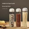 High Borosilicate Glass Kitchen Storage Jar - Dustproof & Moistureproof for Cereal, Pasta, Noodles, and More