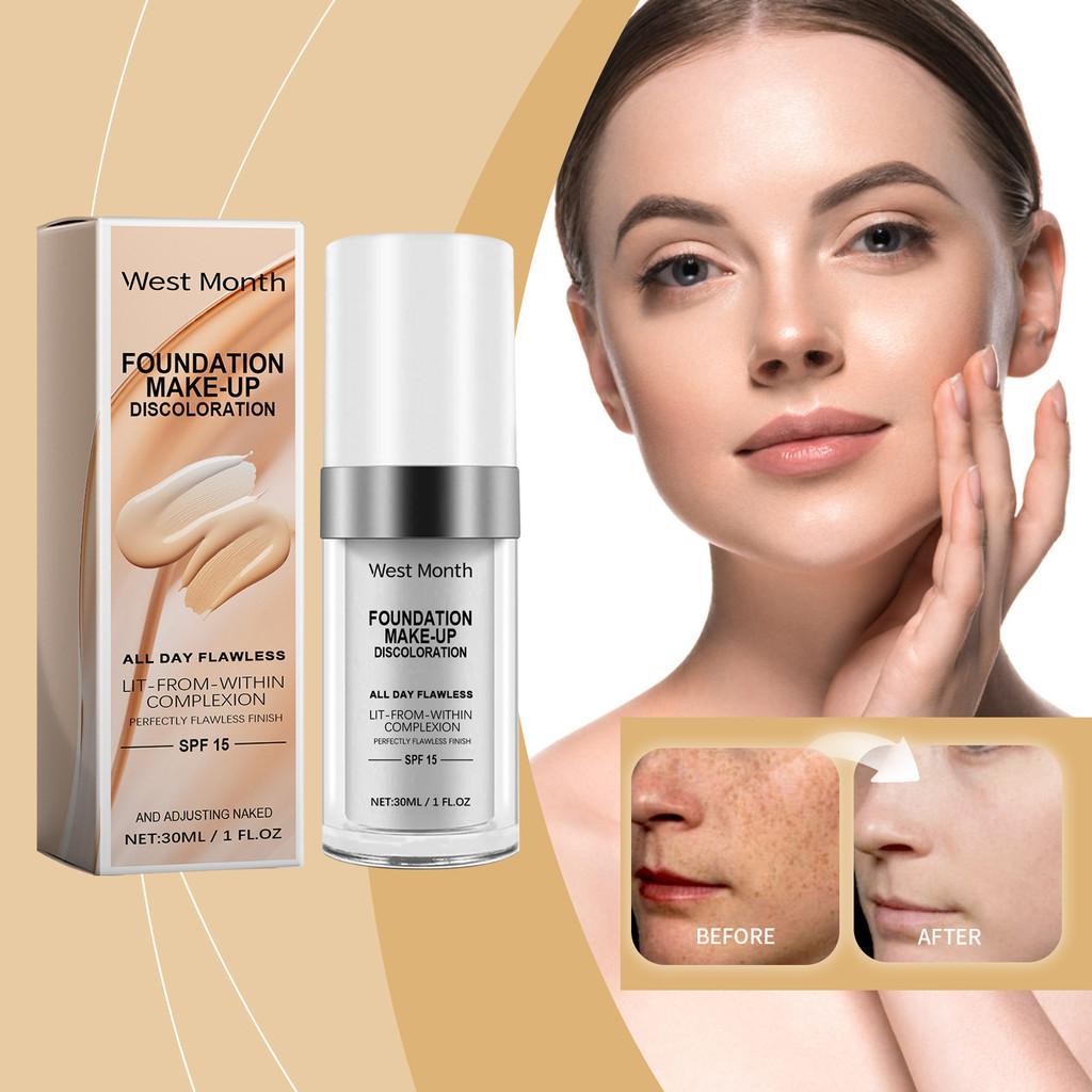 West Month Moisturizing Transformative Concealer Foundation Liquid For Natural Finish