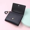 Women Cute Cat Wallet Short PU Leather Purse Card Holder Money Bag Creative Purse