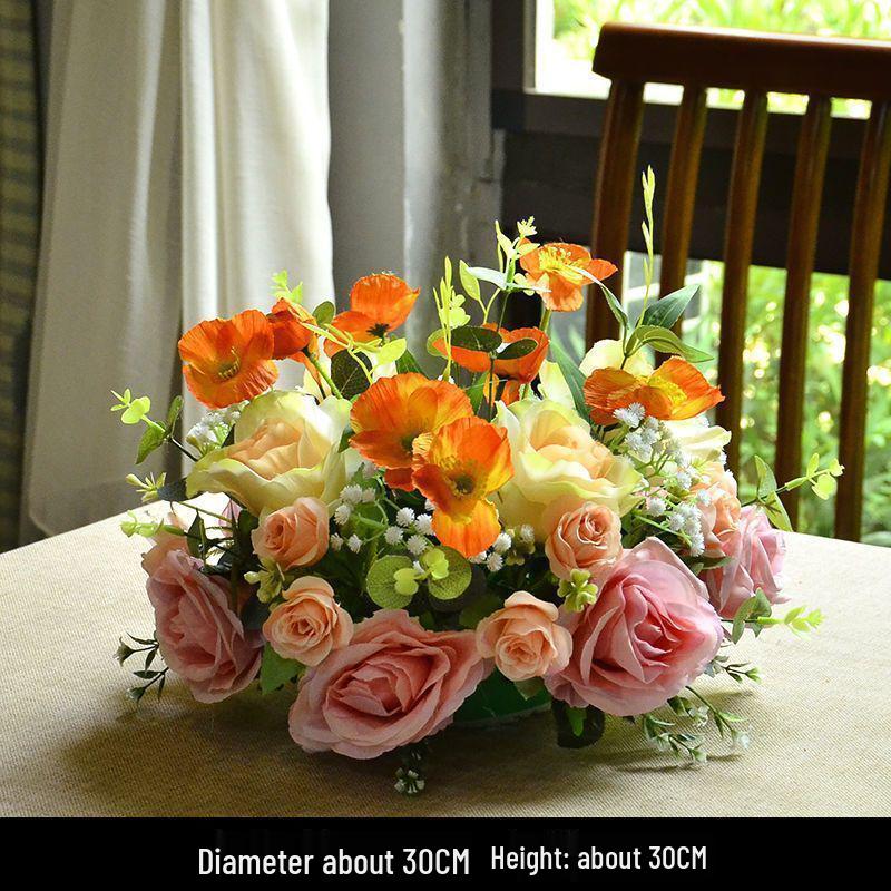 Japanese-Style Floral Art Table Decoration for Weddings and Events