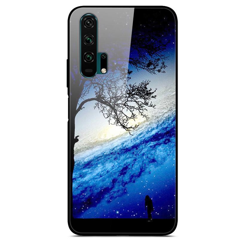For Honor 20 Cases 20S 20Pro V20 Tempered Glass Hard Back Cover For Huawei Honor 20 Phone Cases Honor20 Pro Cover Honor20S V 20
