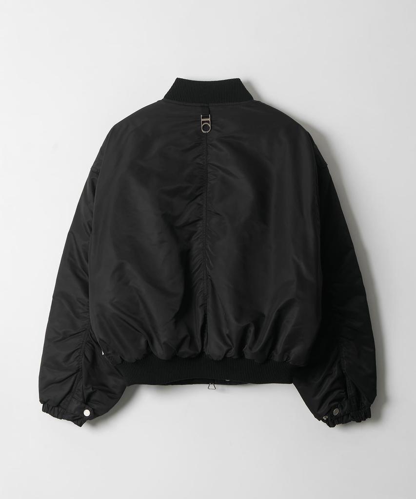 Dthirtyone Volume Padded Ma-1 Bomber Jacket (Black)