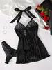 Erotic Women Transparent Lingerie Women's Underwear See Through Lingerie Sets Sexy Lace Bra And Panty Set Female Sexy Costumes