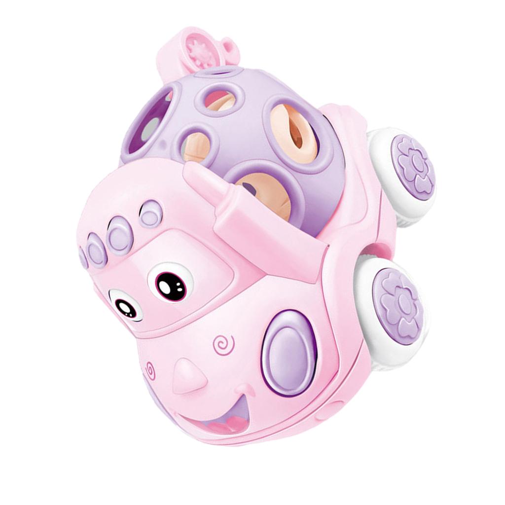 Funny Cartoon Bear Inertia Car Toy for Kids Enhances Fine Motor Skill for Children Interactive Toy Car Push and Go Toy