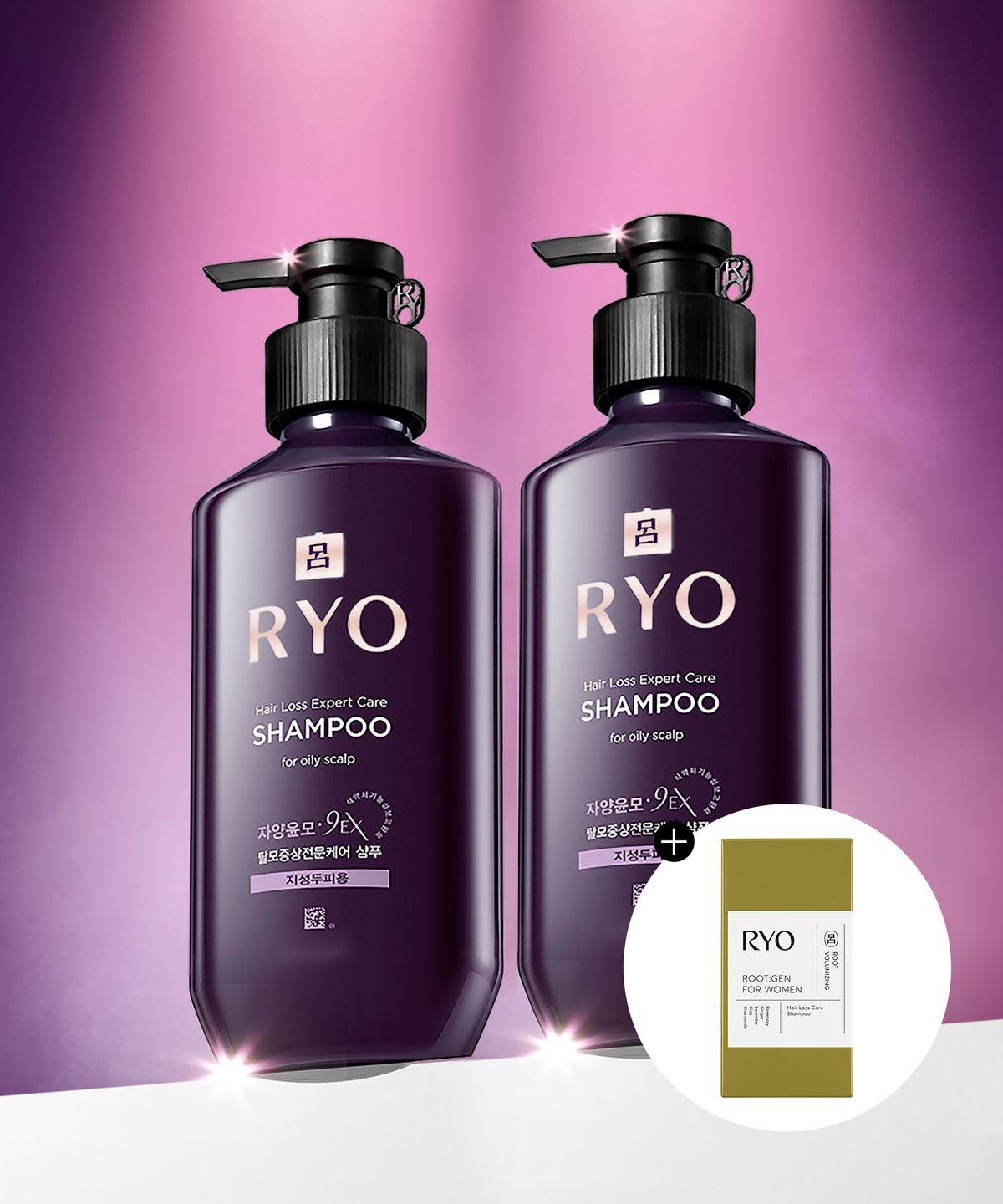 Jayang Yunmo 9EX Hair Loss Treatment Specialized Shampoo for Oily Scalp 400ml 2-Pack