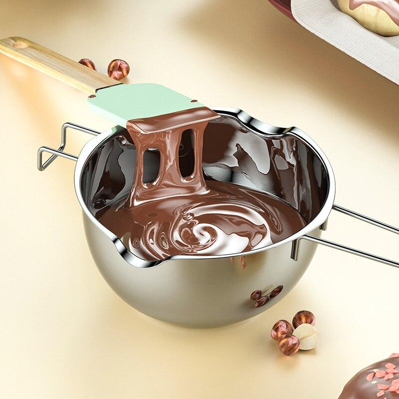 Bakeware Wax Candle Candy Melts Chocolate Double Boiler Metal Stainless Steel Chocolate Warmer Melting Bowl