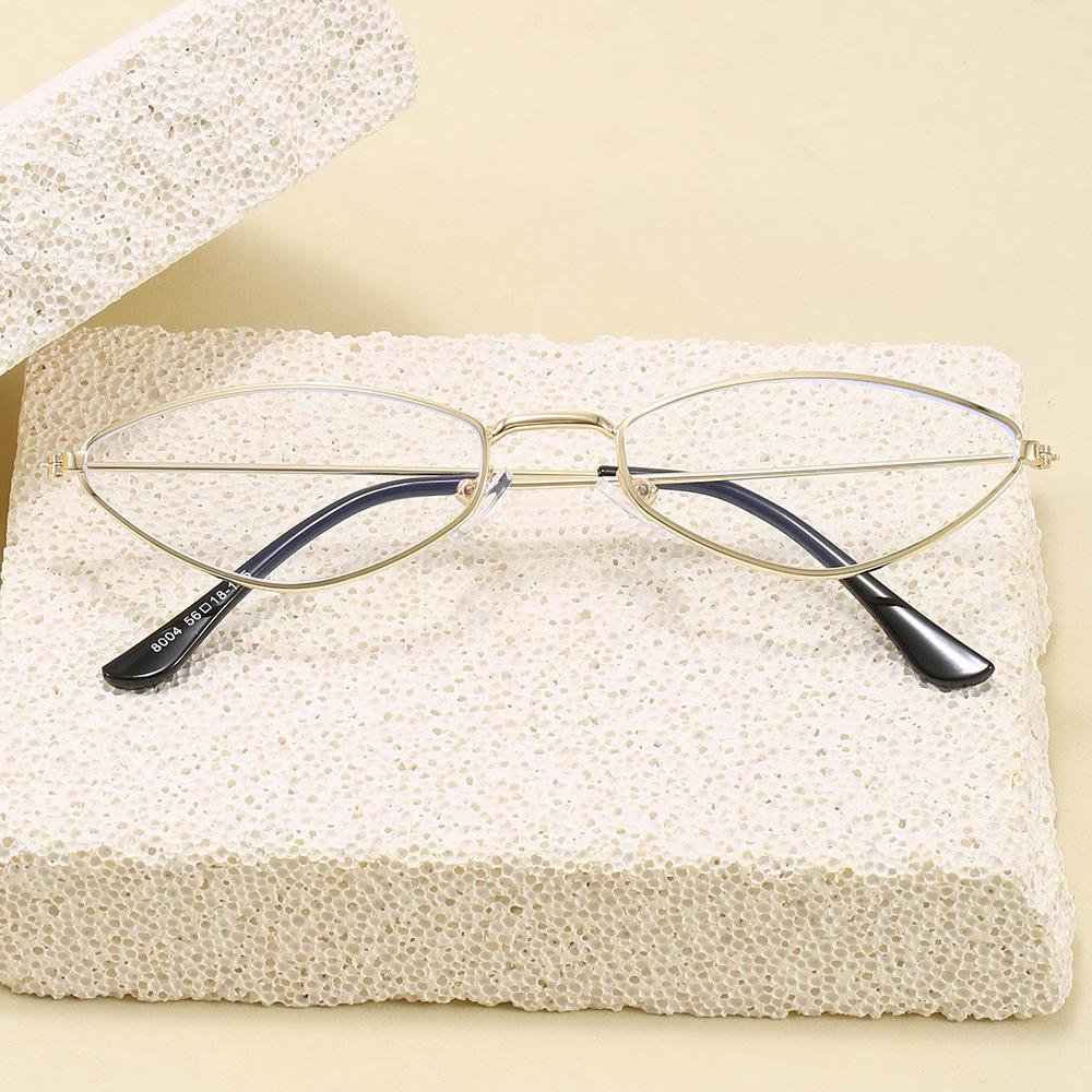 Cat Eye Sunglasses Women Vintage Korean Fashion Sunglasses for Men Female Model Show Performance Sun Glasses