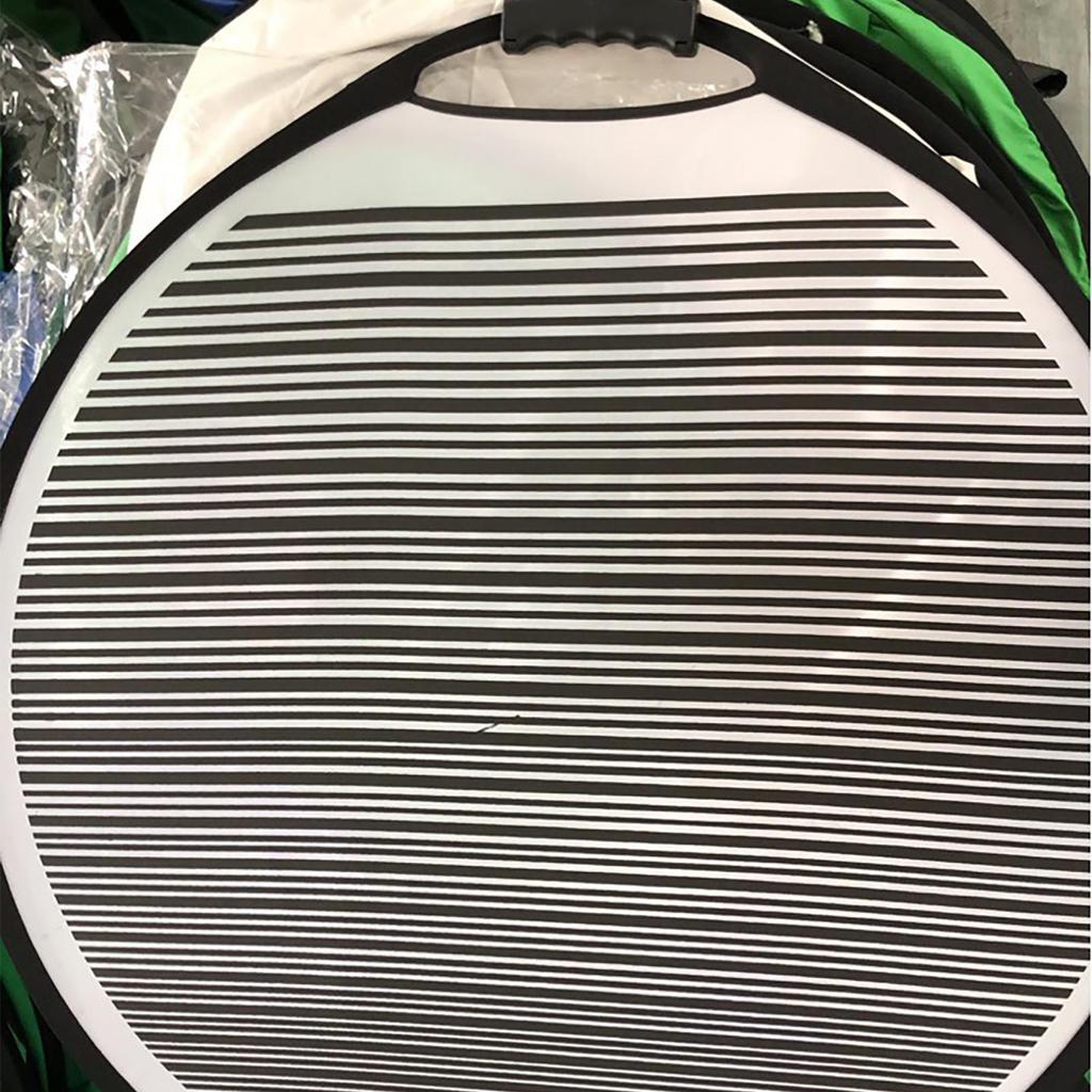 Circular Auto Striped Dent Detecction Board Stripe Light Reflector Board Folding Auto Dent Detecction Board Car Dent Check Tool