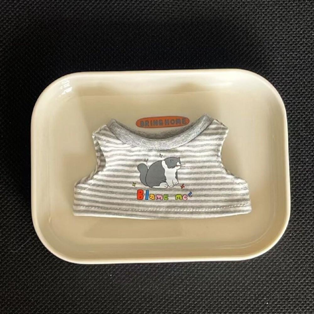 1 set Summer Set 20cm Cotton Doll's Clothes Cowboy Hat 10cm Doll Clothes  Children's Gift