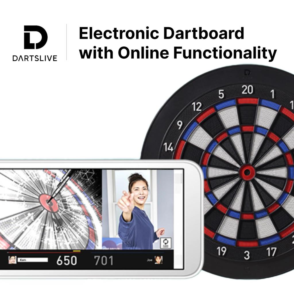 Dartscheibe DARTSLIVE Home schwarz Einzelstück dlb0003