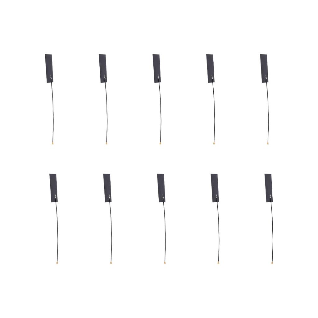 10PCs Set Builtin FPC Antenna Flexible Strip 824960MHz RG1.13 Wire Back Adhesive for Nbiot Module