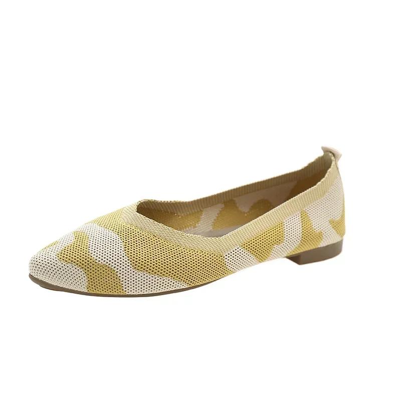 2024 Summer New Soft Bottom Shallow Mouth Pointed Breathable Flat Bottom Solid Color Hollow Out Korean Single Shoes for Women