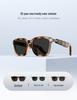 G01 Transparent AI Translation Smart Glasses with Bluetooth Music Capability.